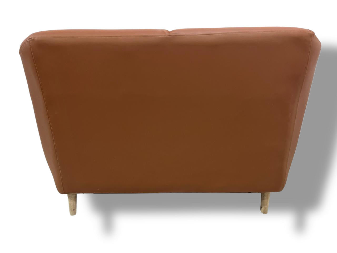 Brick Solid Wood Leatherette Sofa Set