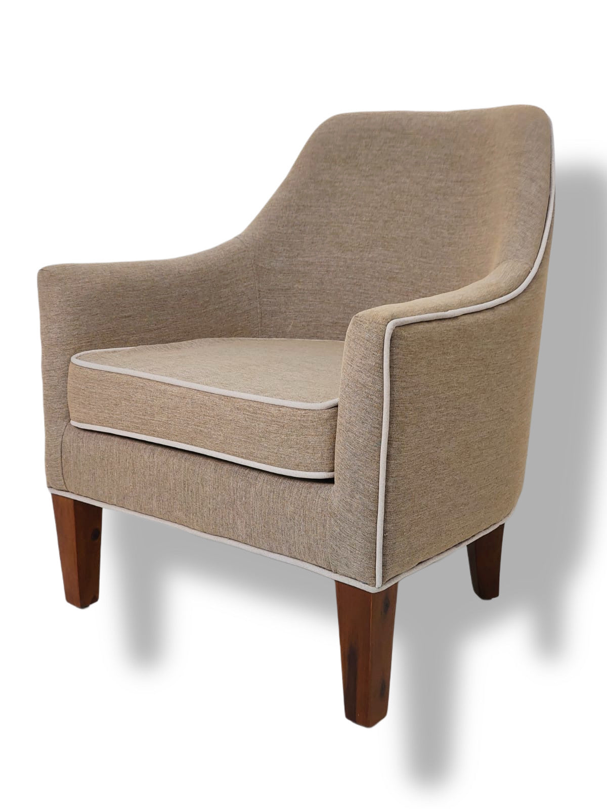 Alpha solid wood armchair