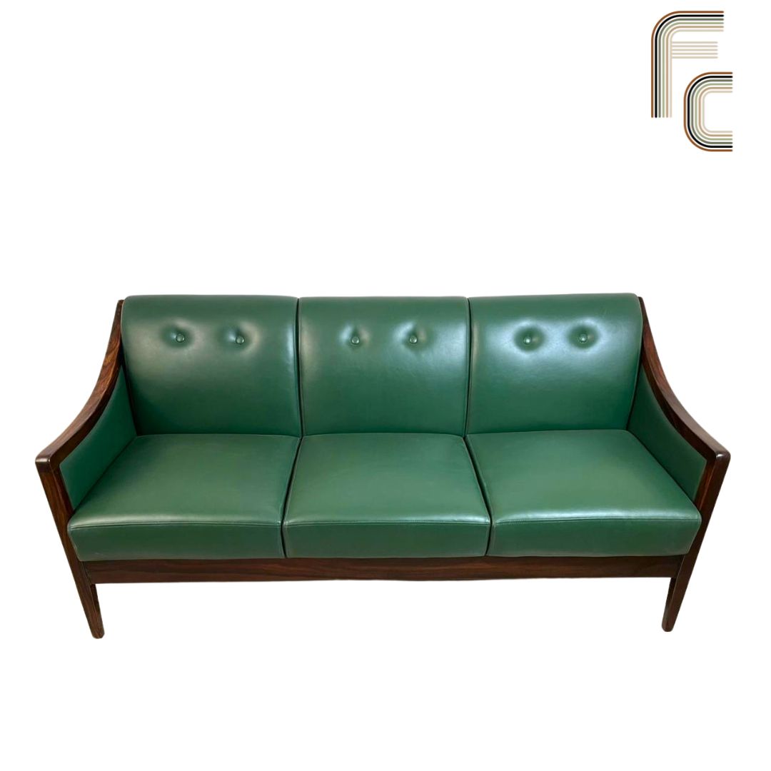 Indus Lane Leather 3 Seater Sofa