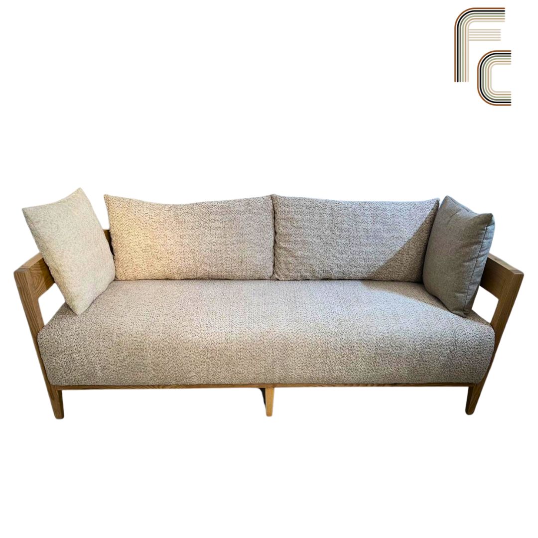 Chilling on the beach wooden sofa set