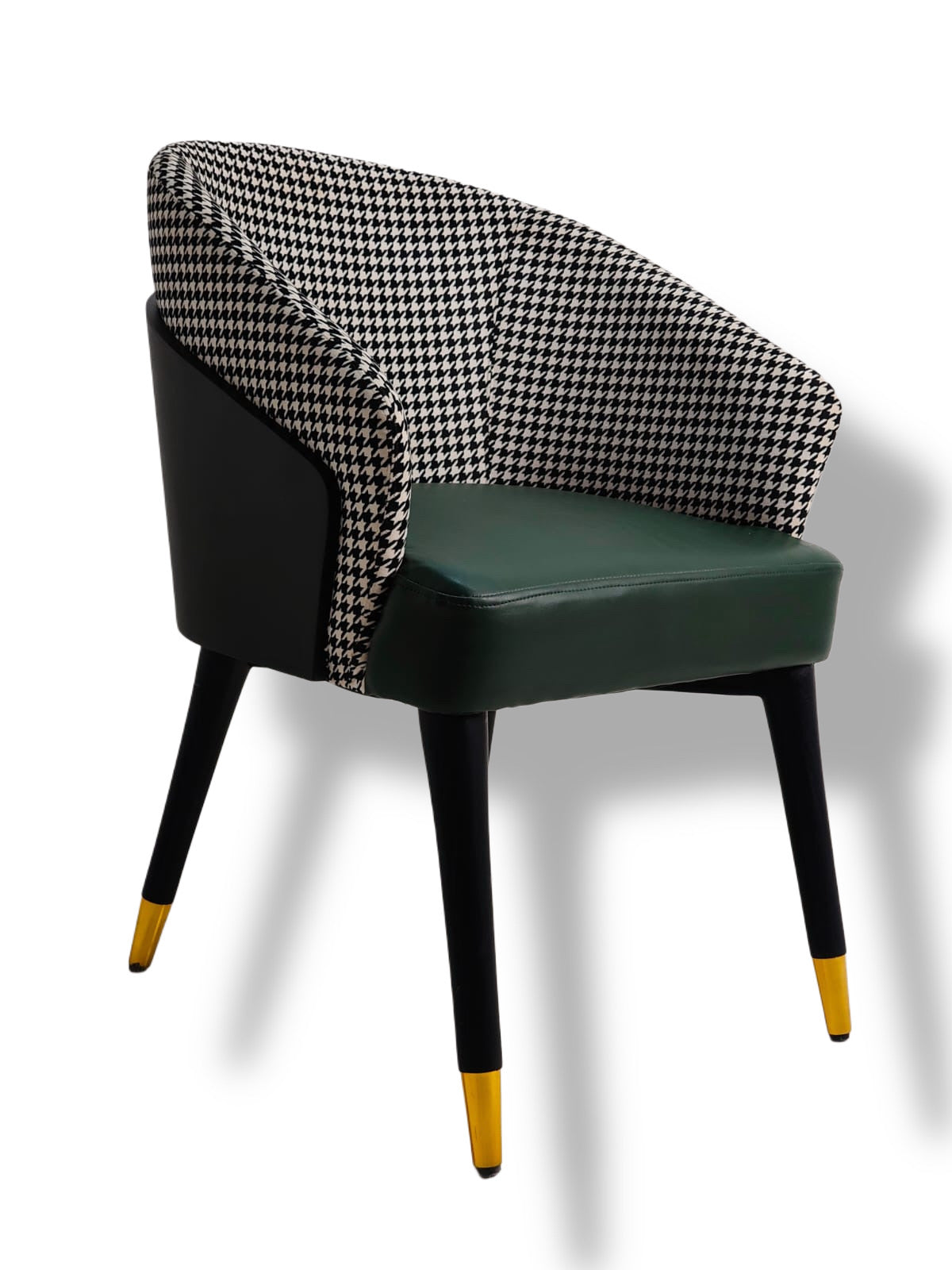 Checkered Solid Wood Chair