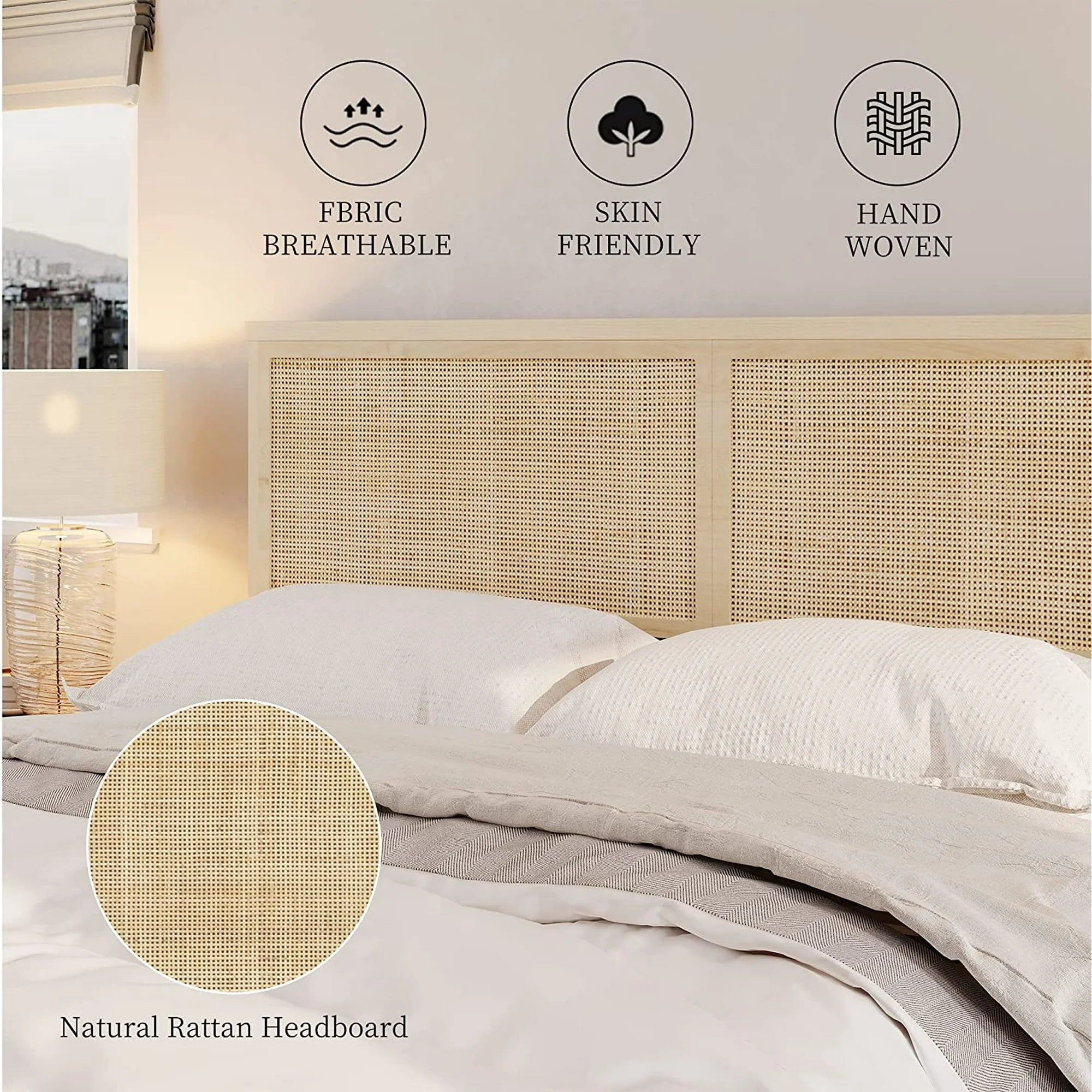 Clean Slate Rattan Bed