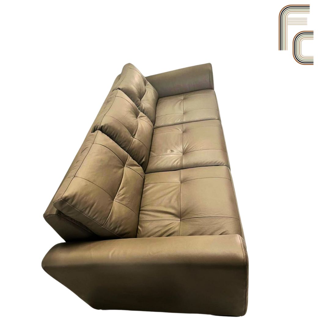Ryon Leather Comfort 3 Seater Sofa