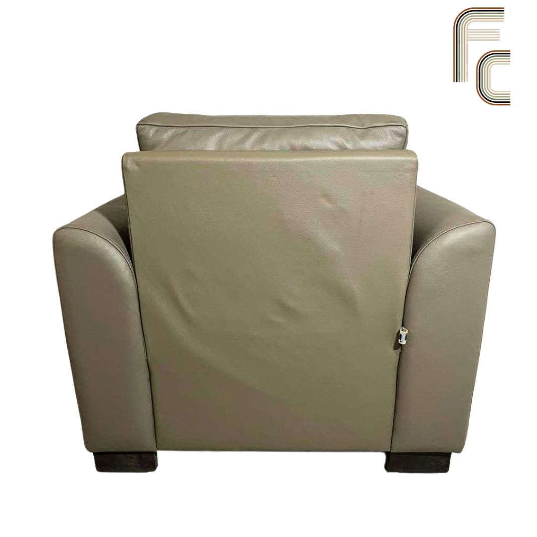 Cleo Leather 1-Seater Sofa Set