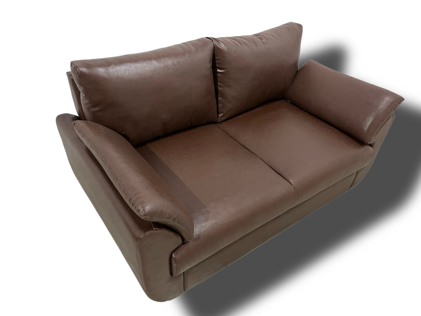 Durable Leatherette Two Seater Sofa