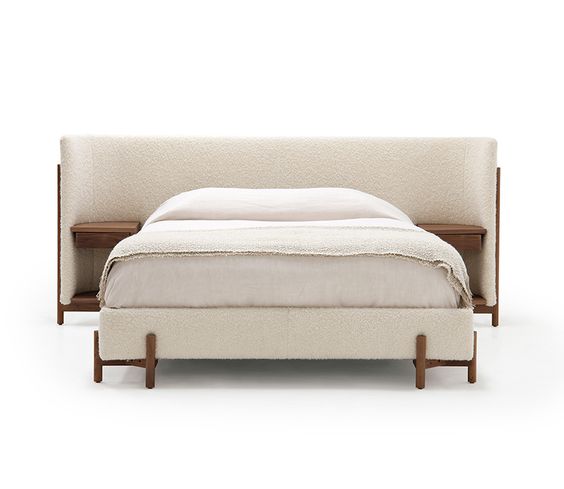 Hidden Compartment Wooden Bed