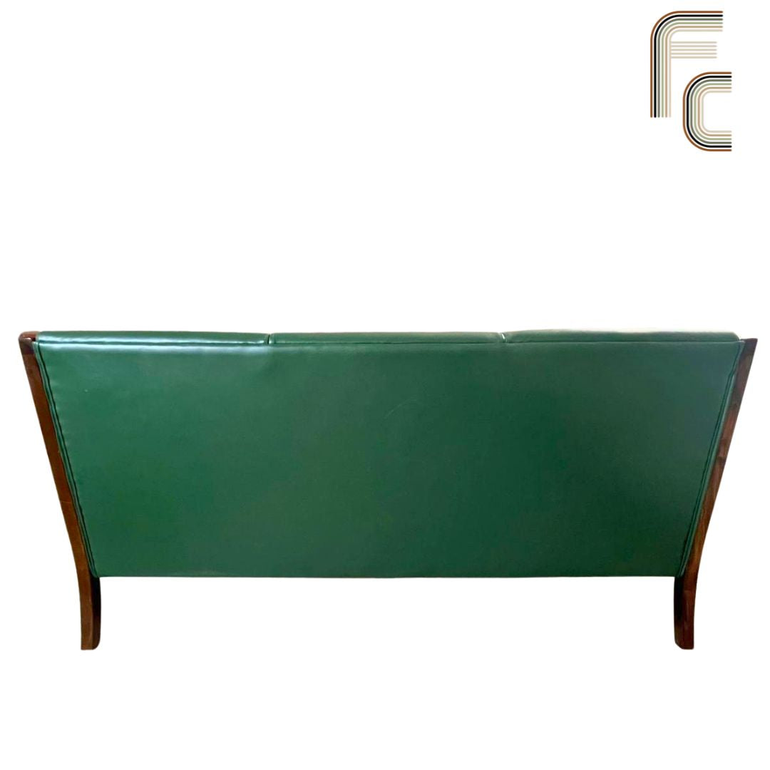 Indus Lane Leather 3 Seater Sofa
