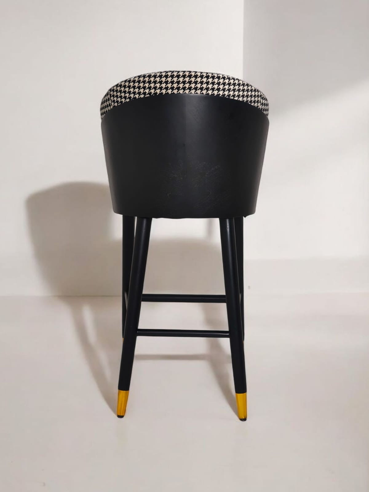 Checkered classic bar stool