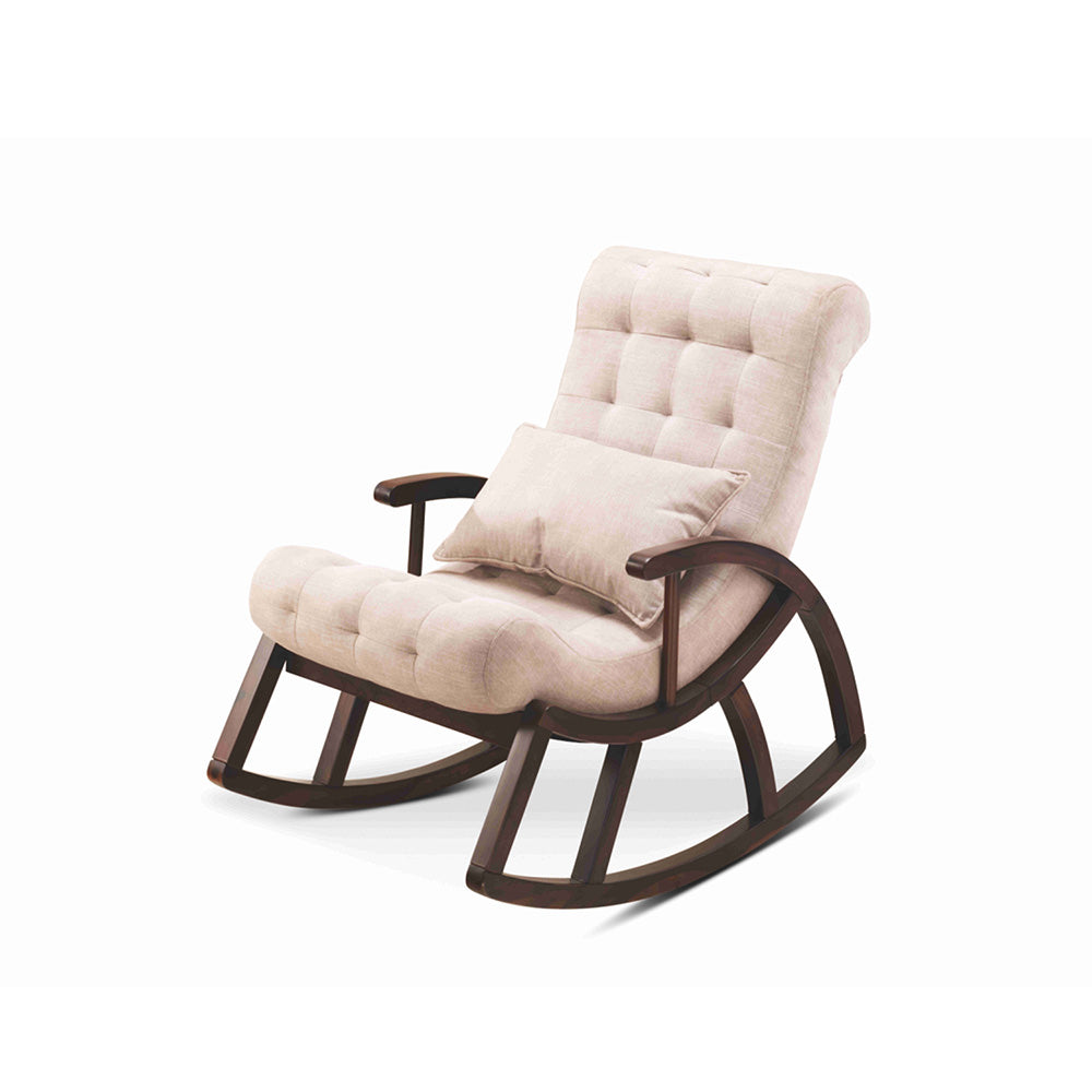 Rolex wooden rocking chair
