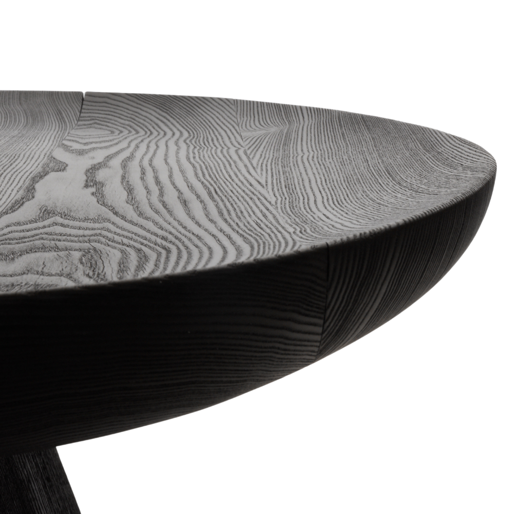 Driftwood Black Charcoal Finish Coffee Table