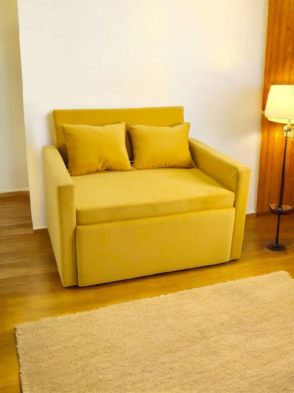 Dusk till Dawn pull out velvet sofa