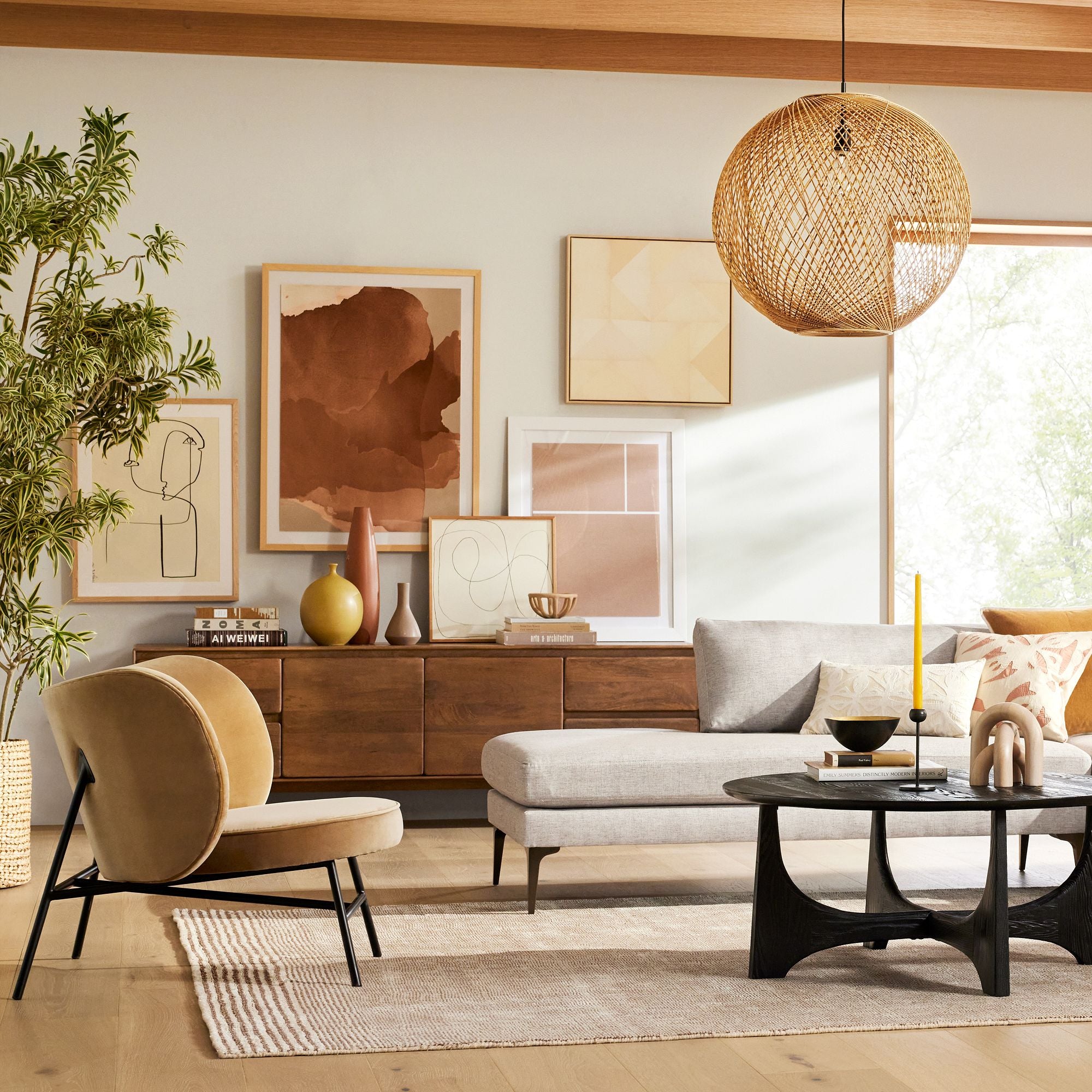 Midnight aura coffee table