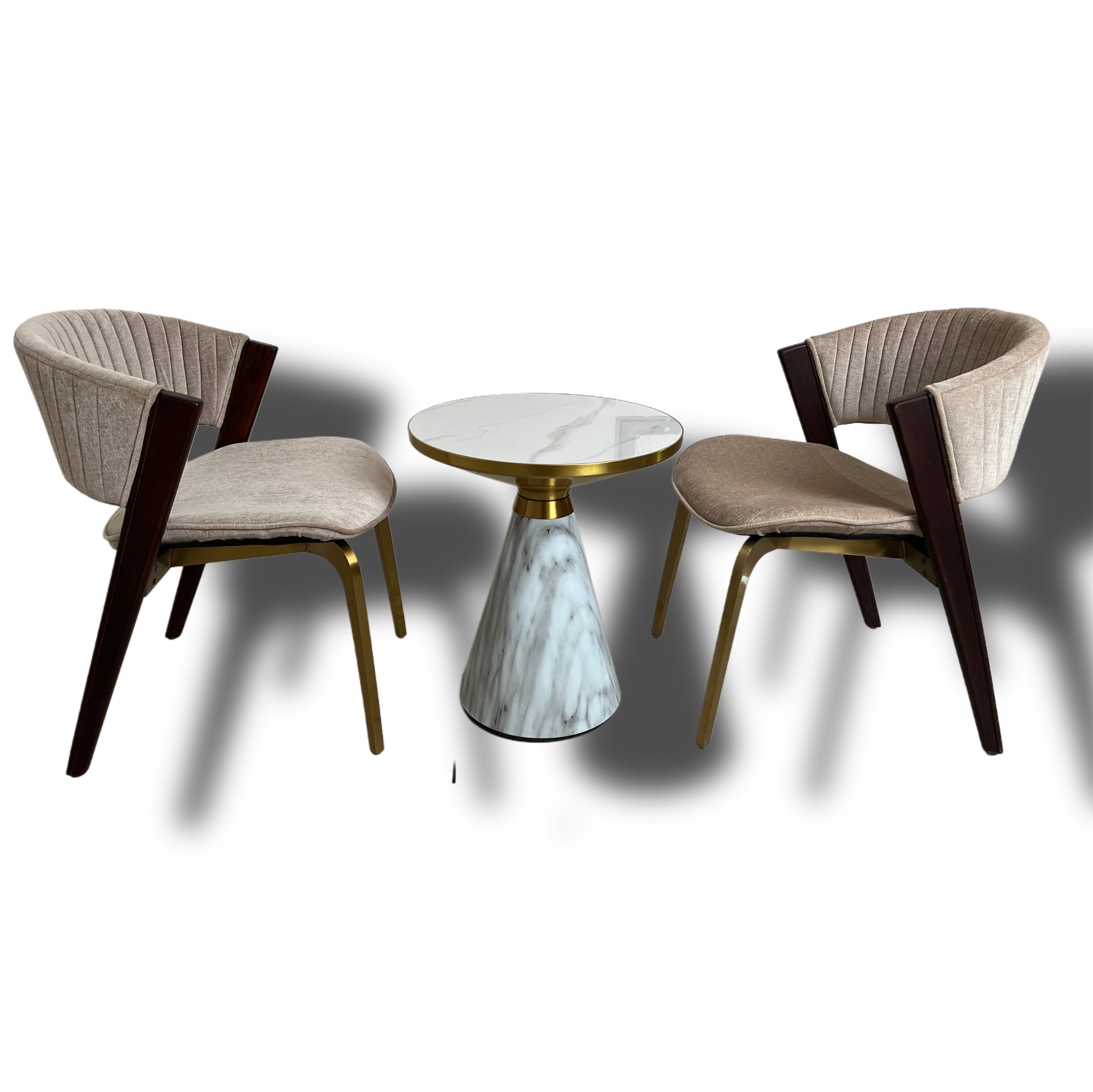 Amber solid wood chair