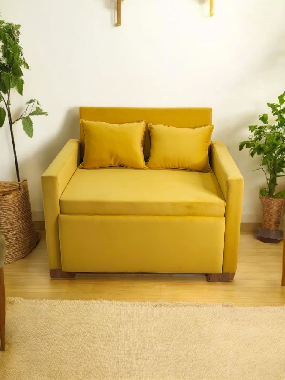 Dusk till Dawn pull out velvet sofa