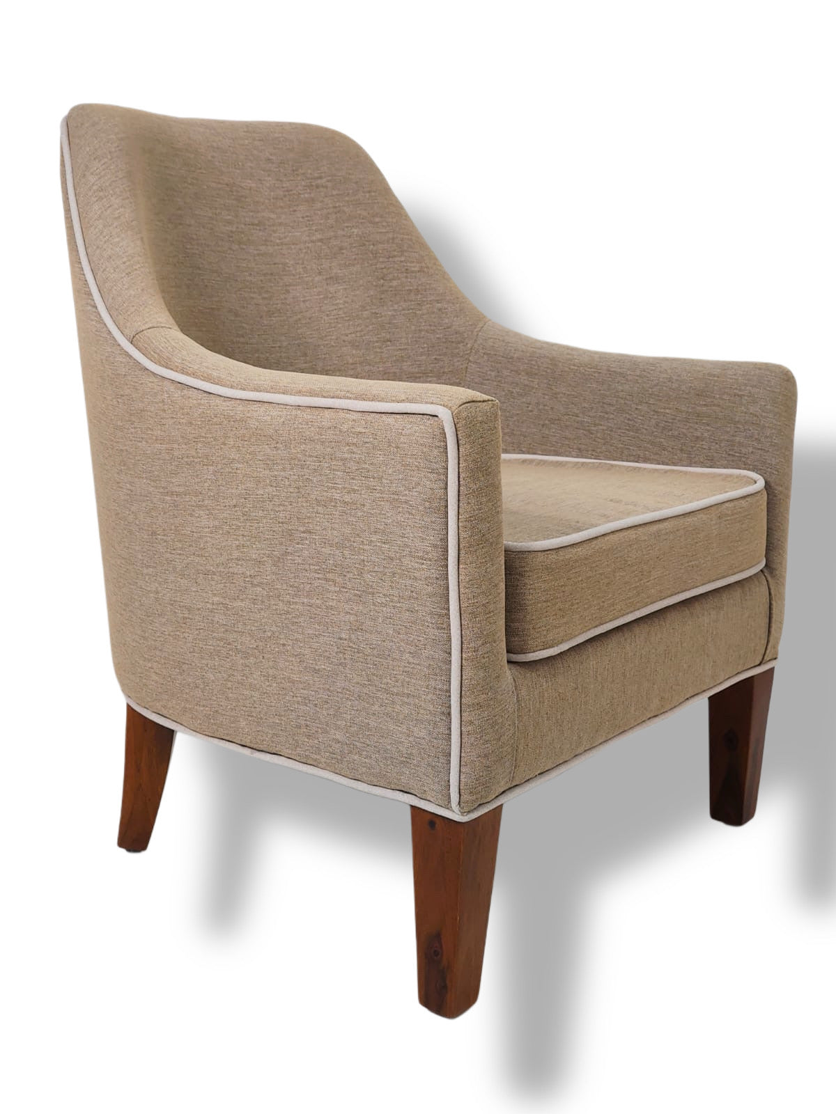 Alpha solid wood armchair
