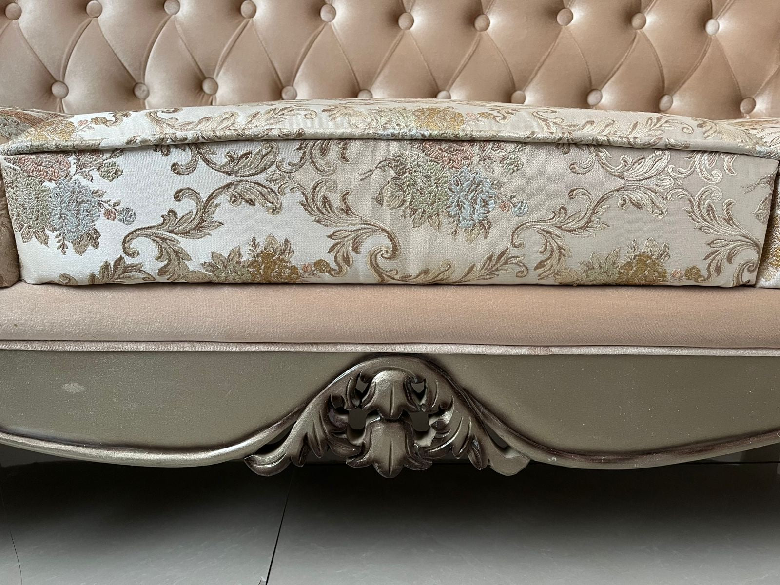 Heritage carved sofa