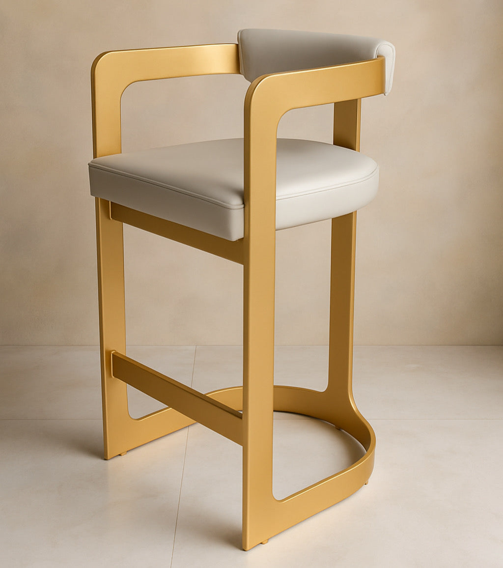 Golden Glaze Metallic Chair
